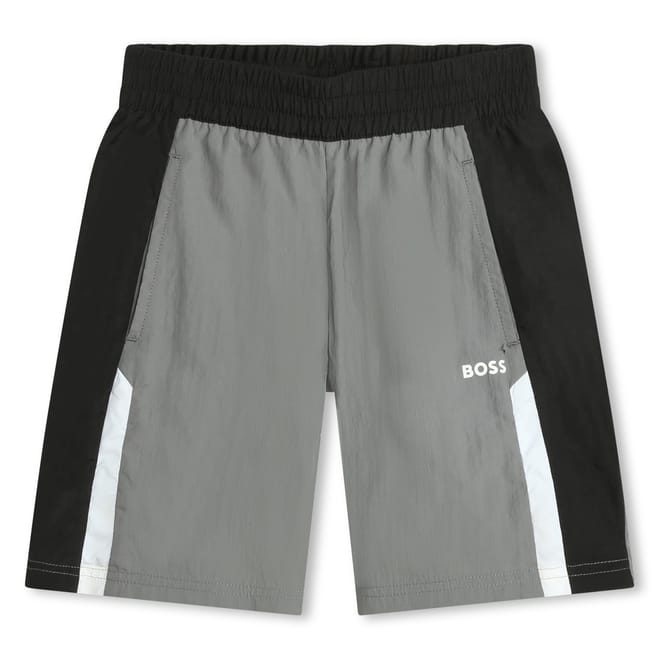 Logo Print Casual Shorts