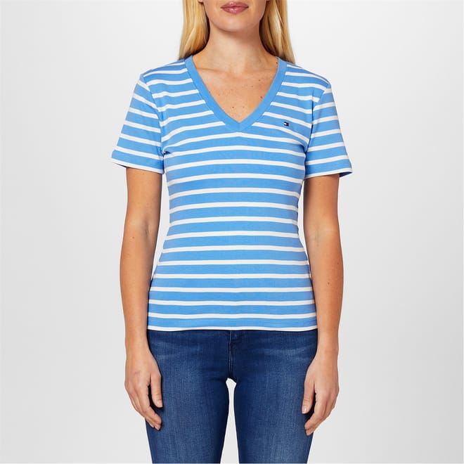 Neck Striped T-Shirt