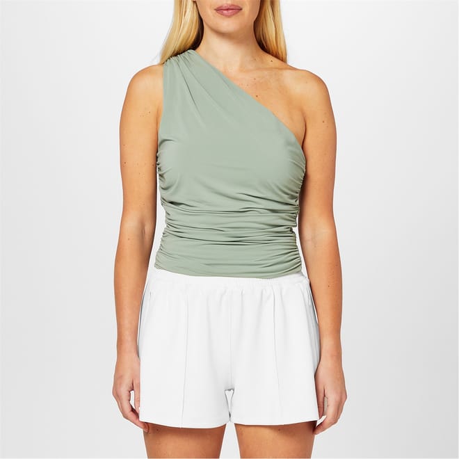 One Shoulder Asymmetric Tank