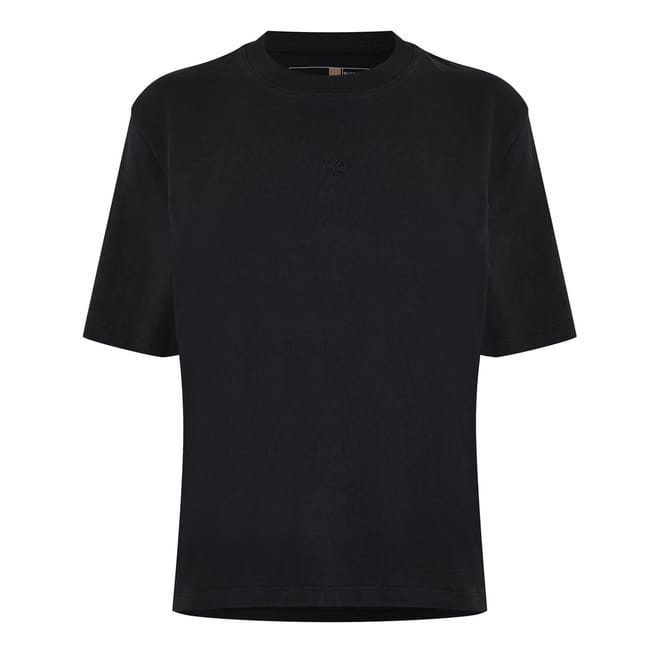 Cropped Crew Neck Relaxed Fit T-Shirt