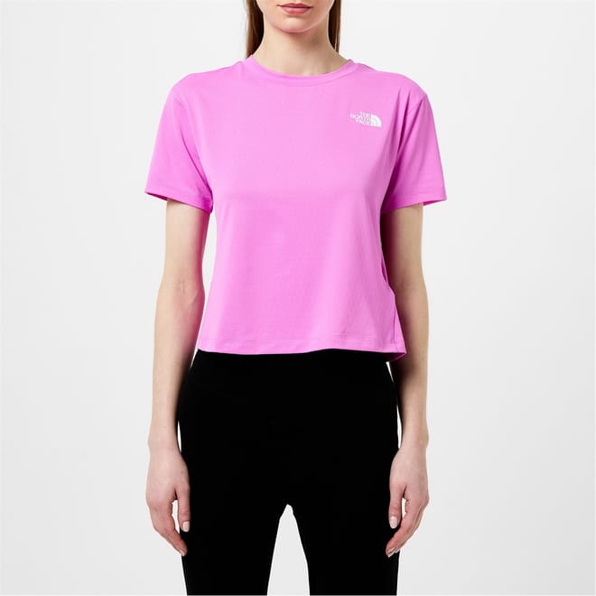 Cropped Crew Neck Regular Fit T-Shirt