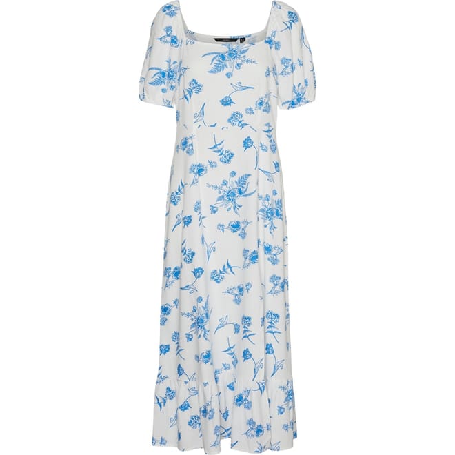 Ld43 Square Neck Dress
