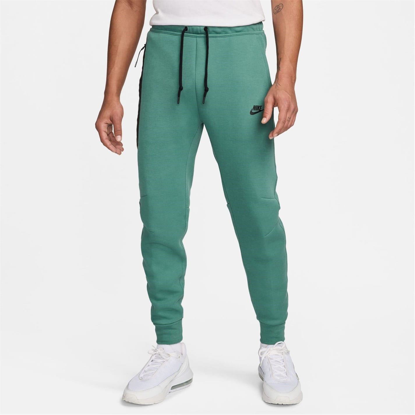 Green Nike Mens Tech Fleece Joggers Get The Label