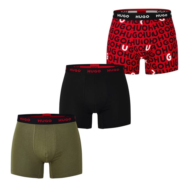 Lettering 3 Pack Boxer Briefs
