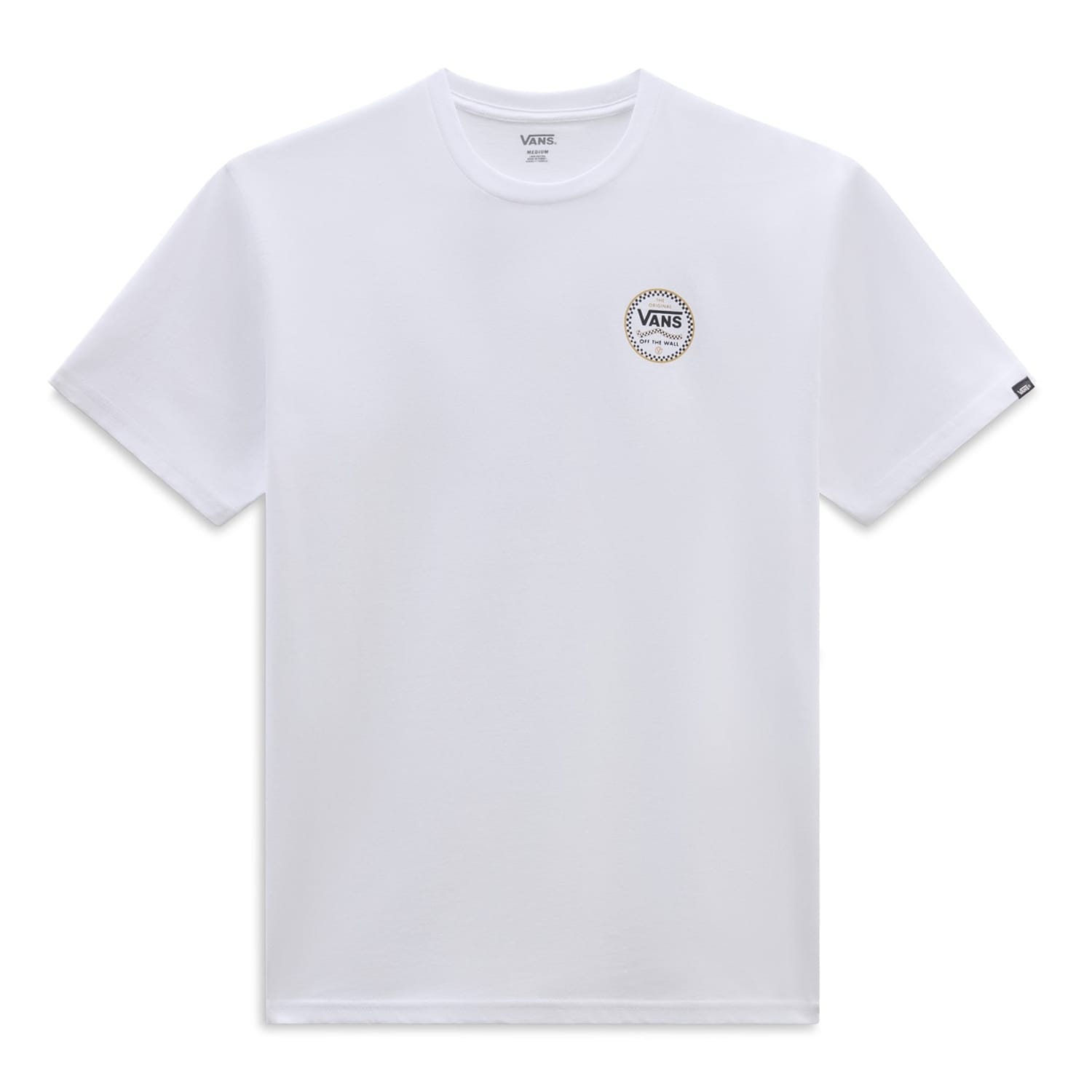 White Vans Lokkit Regular Fit Crew Neck TShirt Get The Label