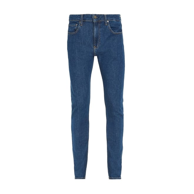 Slim Fit Five Pocket Design Jeans