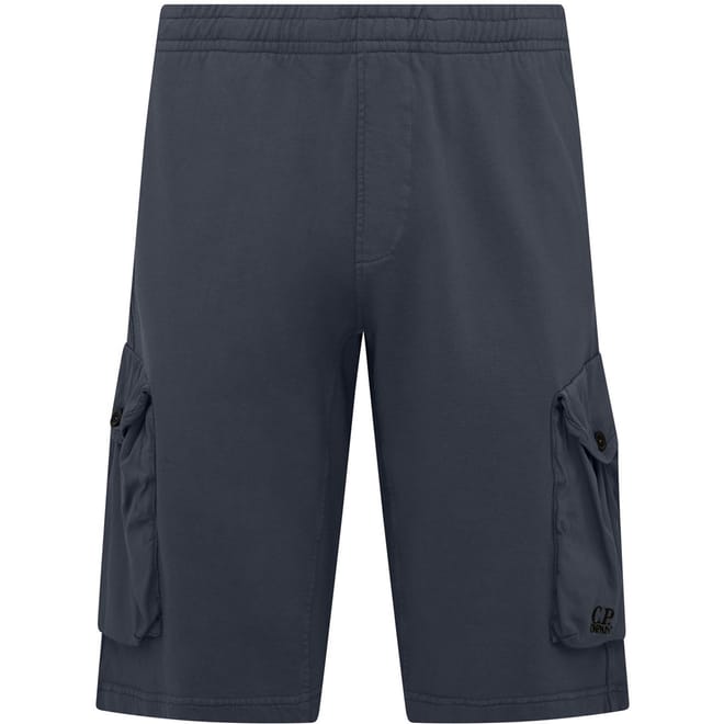 Cotton Fleece Cargo Shorts
