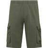 Cotton Fleece Cargo Shorts