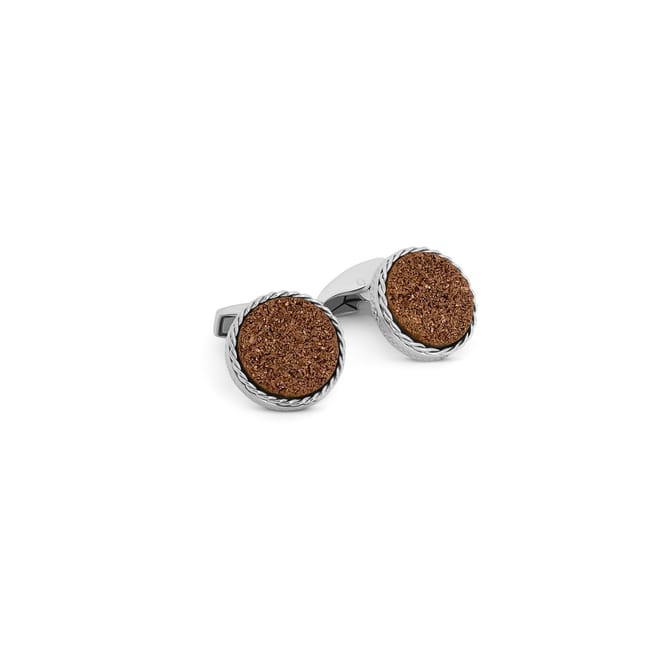 Drusy Cufflinks Mens