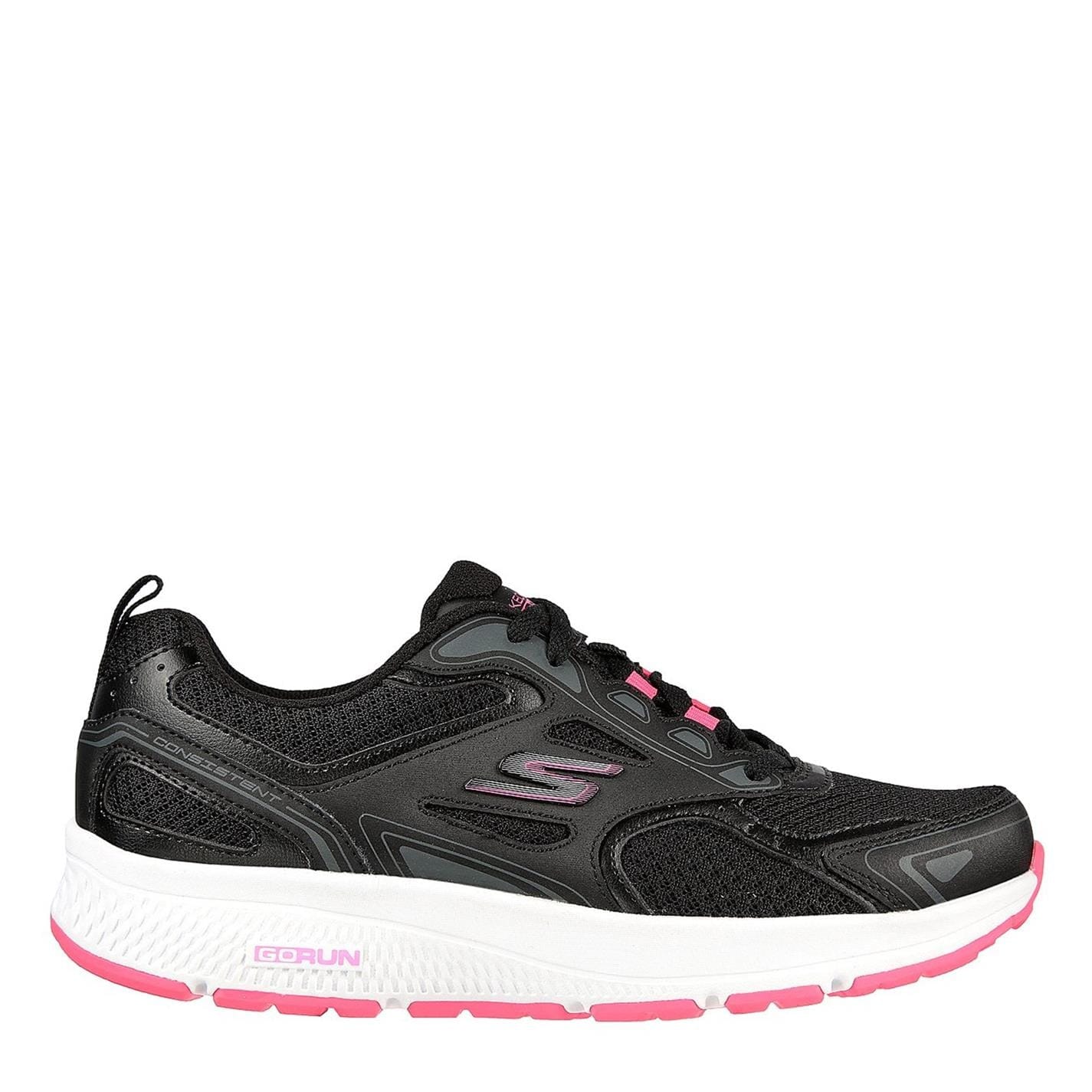 Skechers black runners on sale