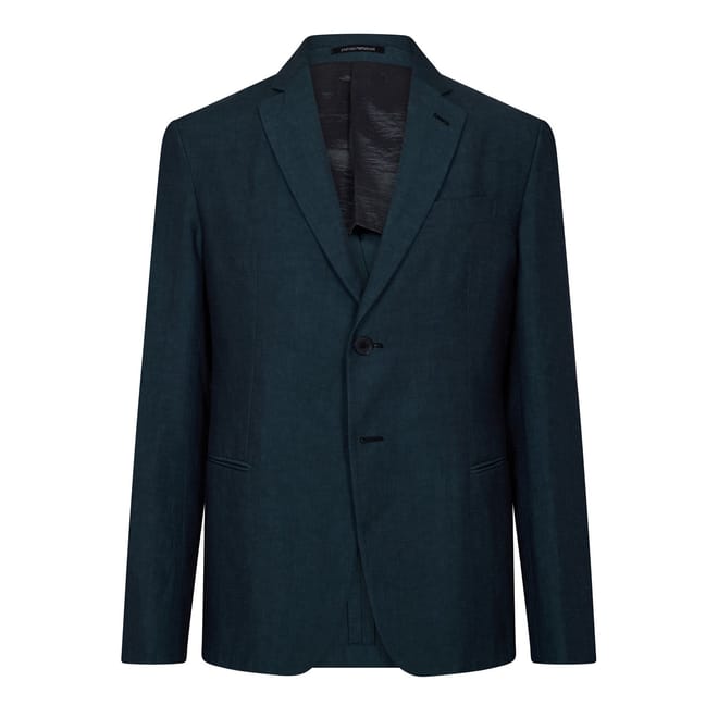 Notched Neck Regular Fit Blazer Jacket