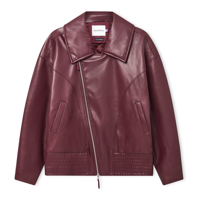 Collared Neck Moto Hybrid Jacket
