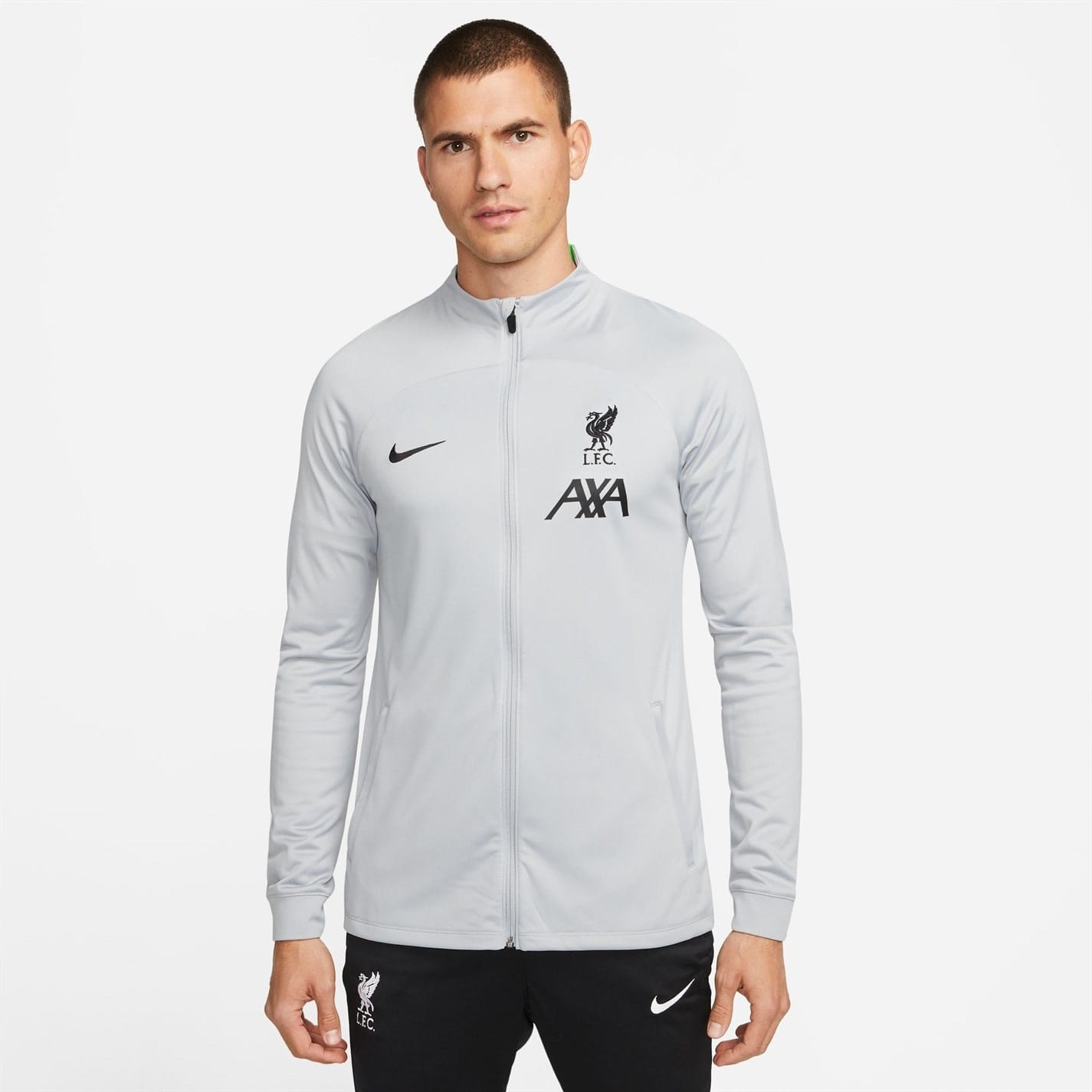 Grey Nike Liverpool Strike Jacket 2023 2024 Adults Get The Label