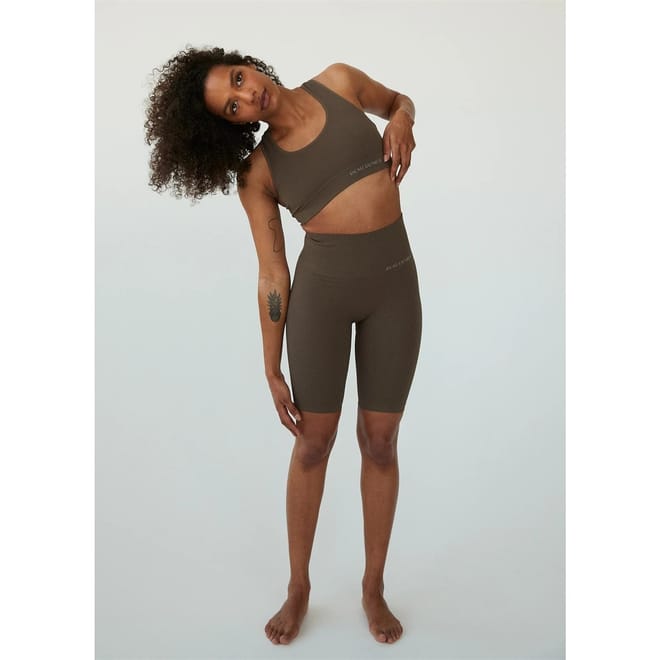 Slim Fit Biking Rib Shorts