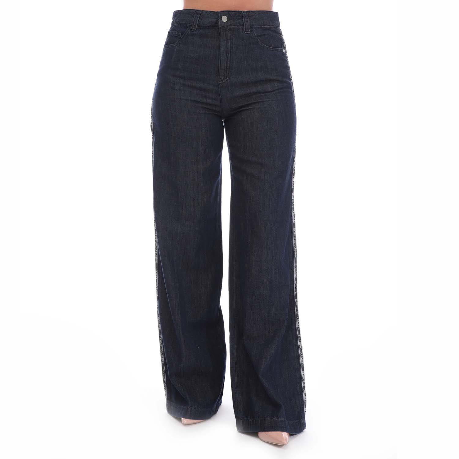 Denim Emporio Armani J14 Wide Leg Jeans Get The Label