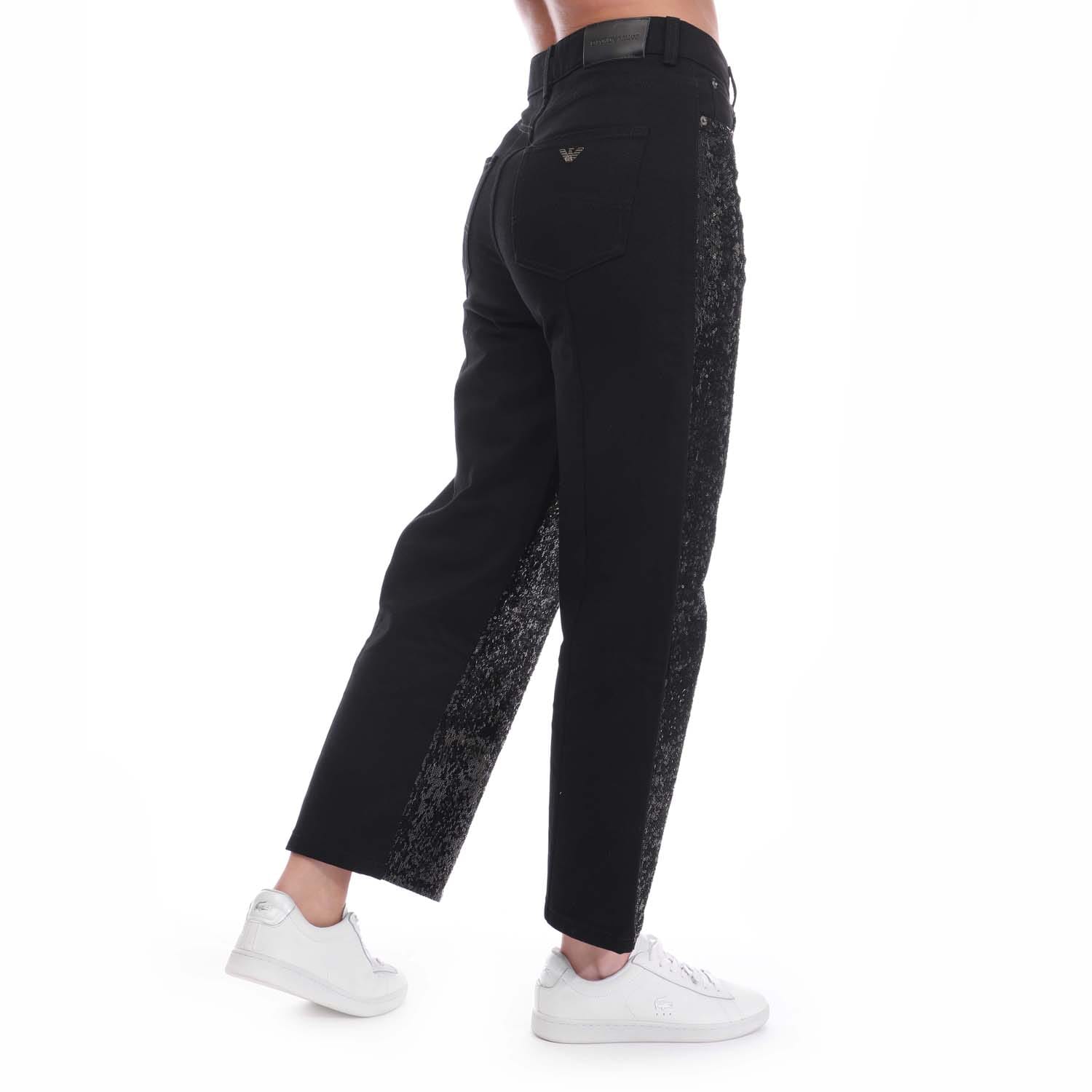 Black Emporio Armani J31 Regular Fit Jeans Get The Label