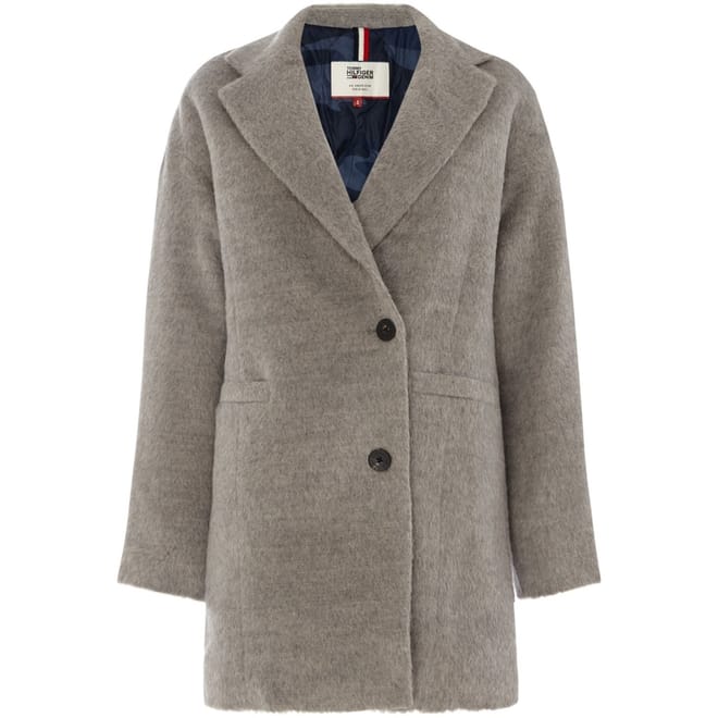 Jeans Padded Wool Coat