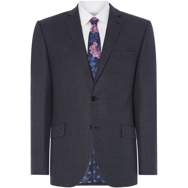 Italian Wool Textured Suit Jacket