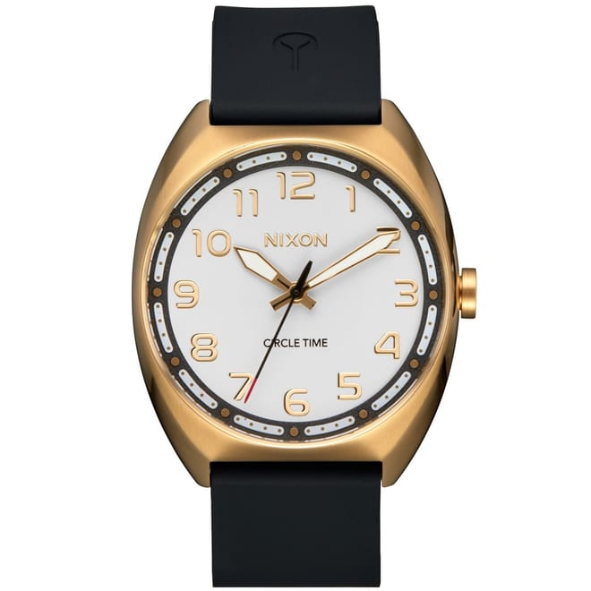 Rubber Strap Analogue Watch