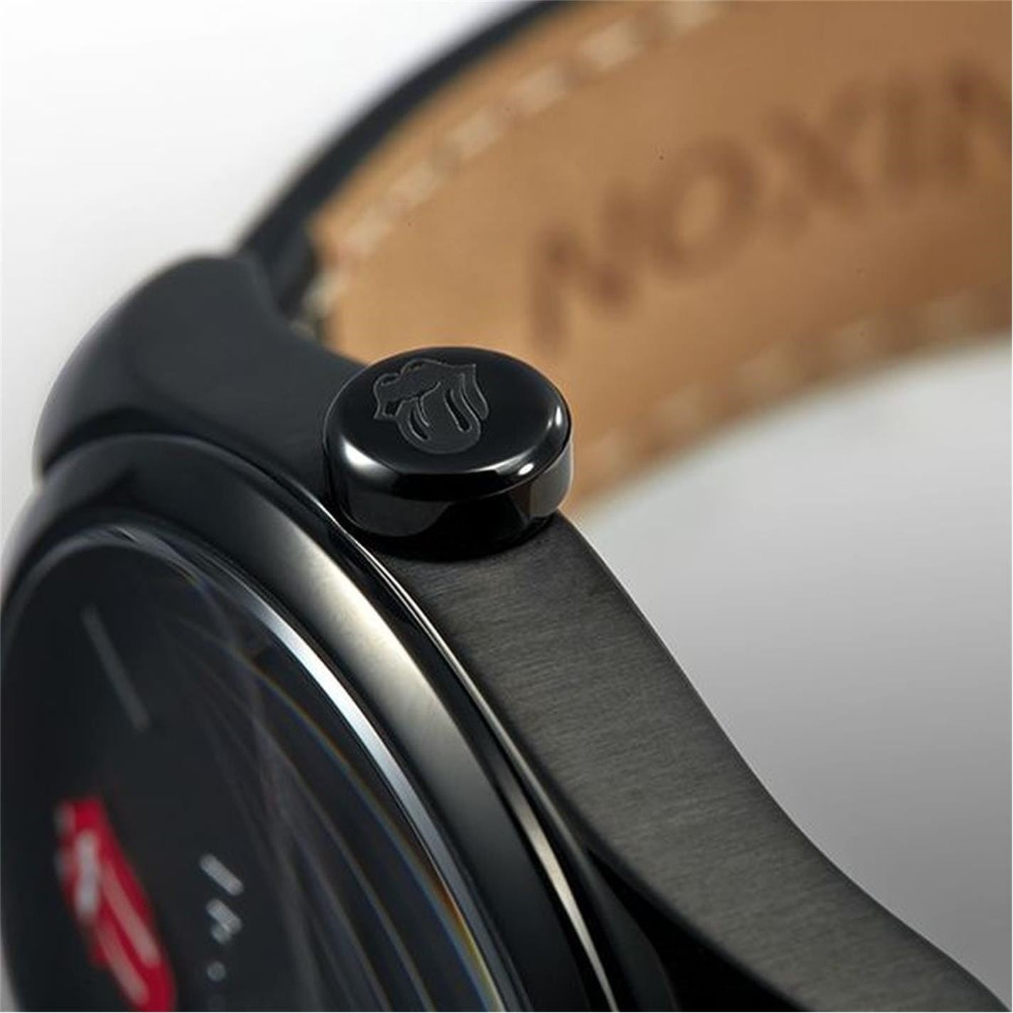 Black Nixon Leather Strap Analogue Watch Get The Label