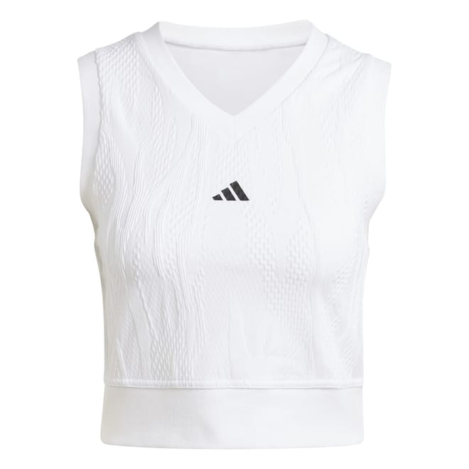 Cropped V-Neck Slim Fit Tank