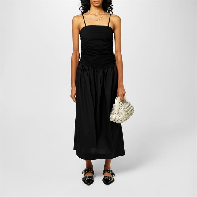 Square Neck Midi Dress