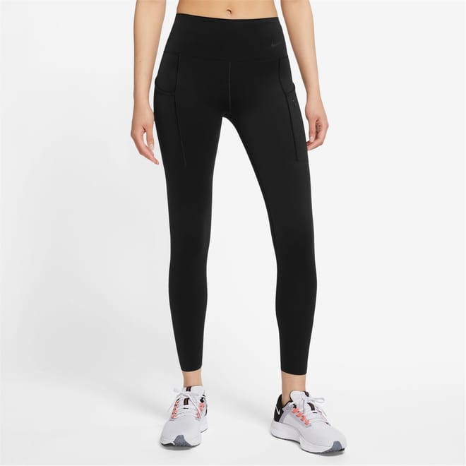 Womens Dri Fit Go Firm Support Mid Rise 7 8 Leggings With Pockets