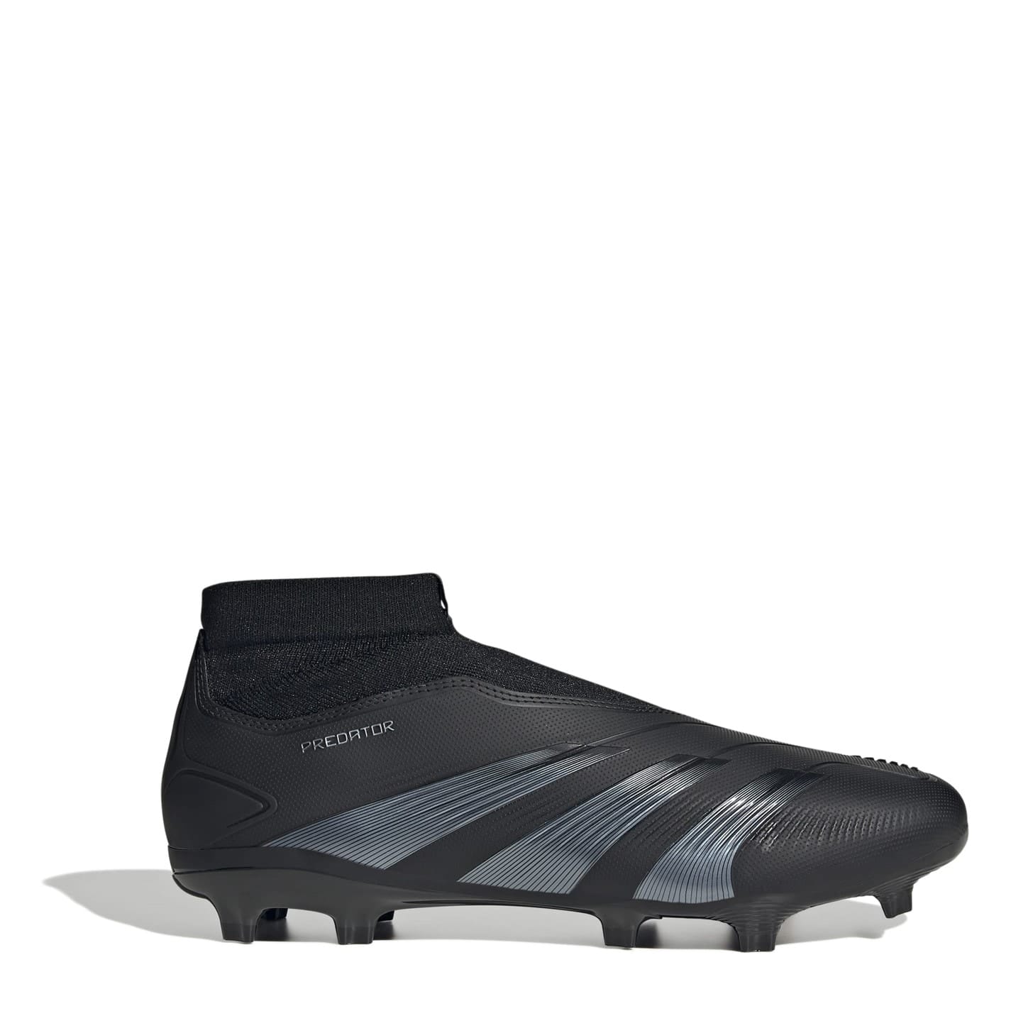 Black adidas Predator 24 League Laceless Firm Ground Football Boots Get The Label