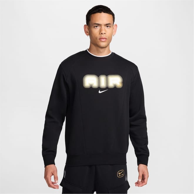 Crew Neck Relaxed Fit Long Sleeve Sweatshirt
