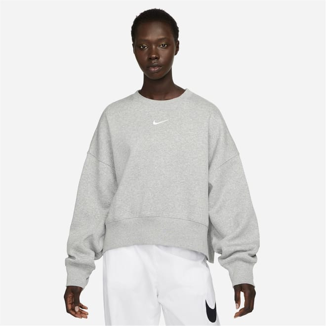 Womens Sportswear Phoenix Fleece Over Oversized Crewneck Sweatshirt