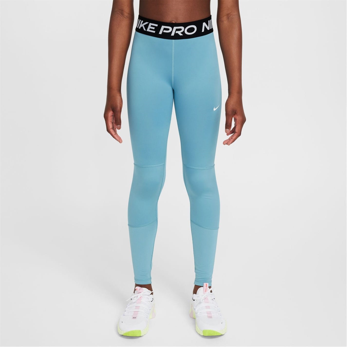 Blue Nike Pro Girls Tights Get The Label