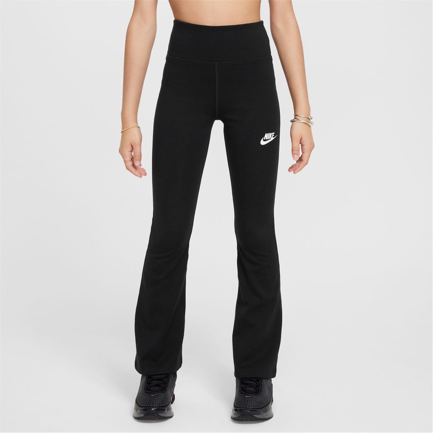 nike black flare pants