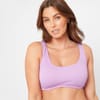 Textured Square Neck Bikini Top