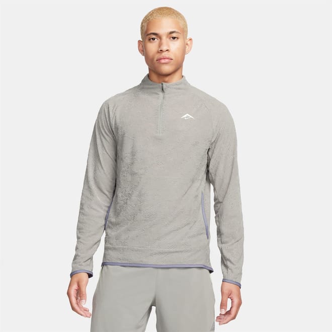 Mens Trail Dri Fit 1 2 Zip Running Top