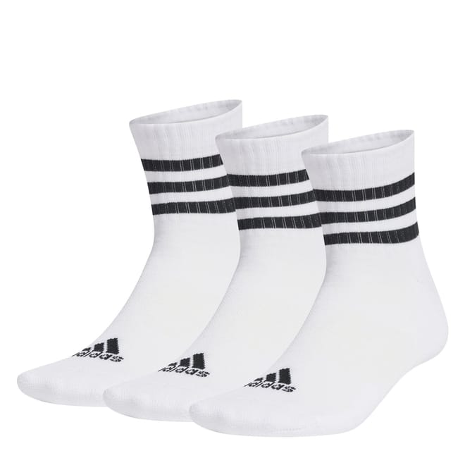 3 Stripe Quarter Sock 3 Pack