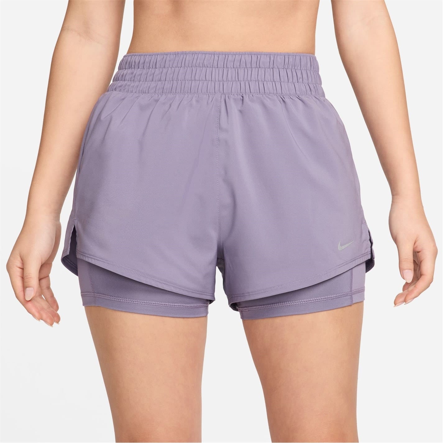 Purple Nike Womens Pro Flex 2 In 1 Shorts Get The Label