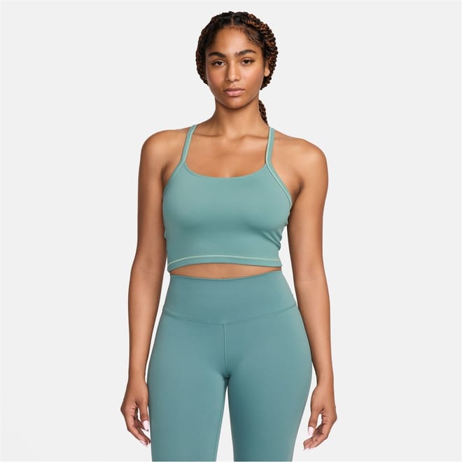 Womens One Fitted Dri Fit Crop Tank Top