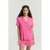 Modal Notched Neck Shortie Pyjama