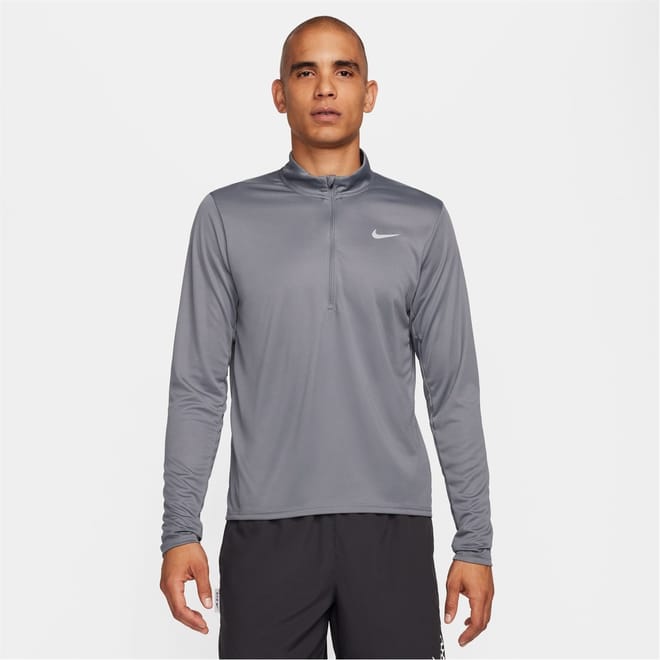 Mens Half Zip Core Long Sleeve Running Top