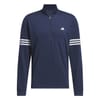 Mens 3 Stripe Zip Top