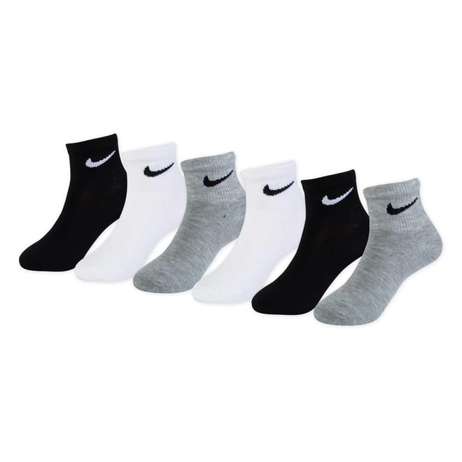 6 Pack Ankle Socks Childrens