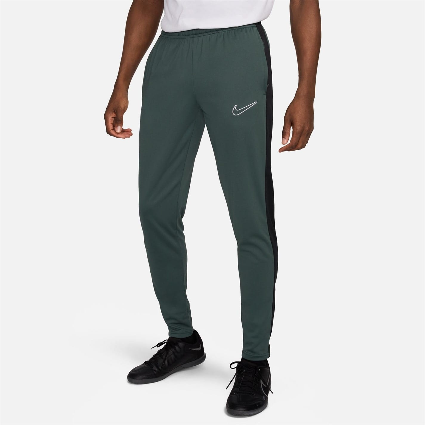 Green Nike Mens Dri Fit Academy Zippered Football Pants Get The Label