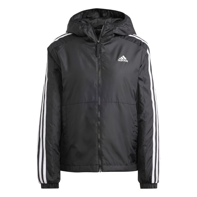 Womens 3 Stripe Essential Hooded Jacket