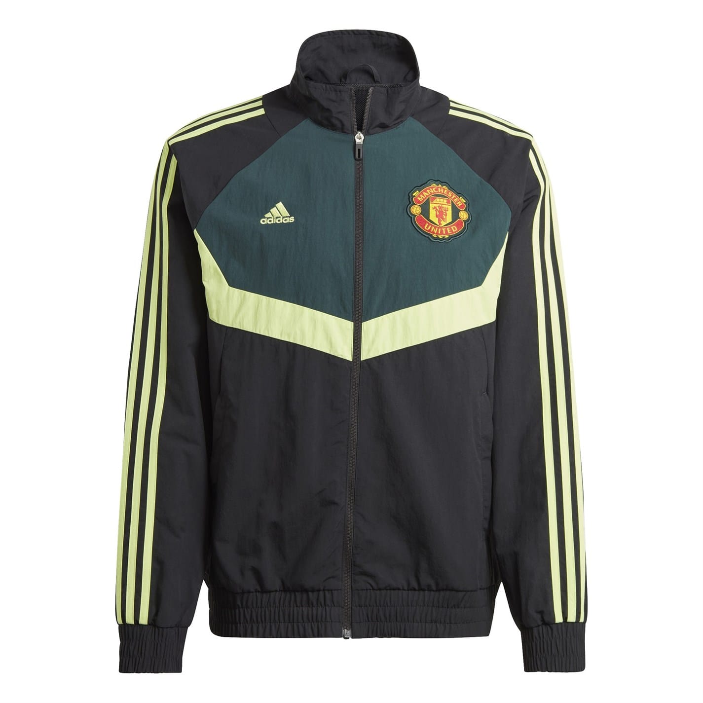 Black adidas Manchester United Fc Woven Tracksuit Top 2023 2024 Get The Label