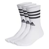 Mens Cushioned 3 Stripe Crew Sock 3 Pack