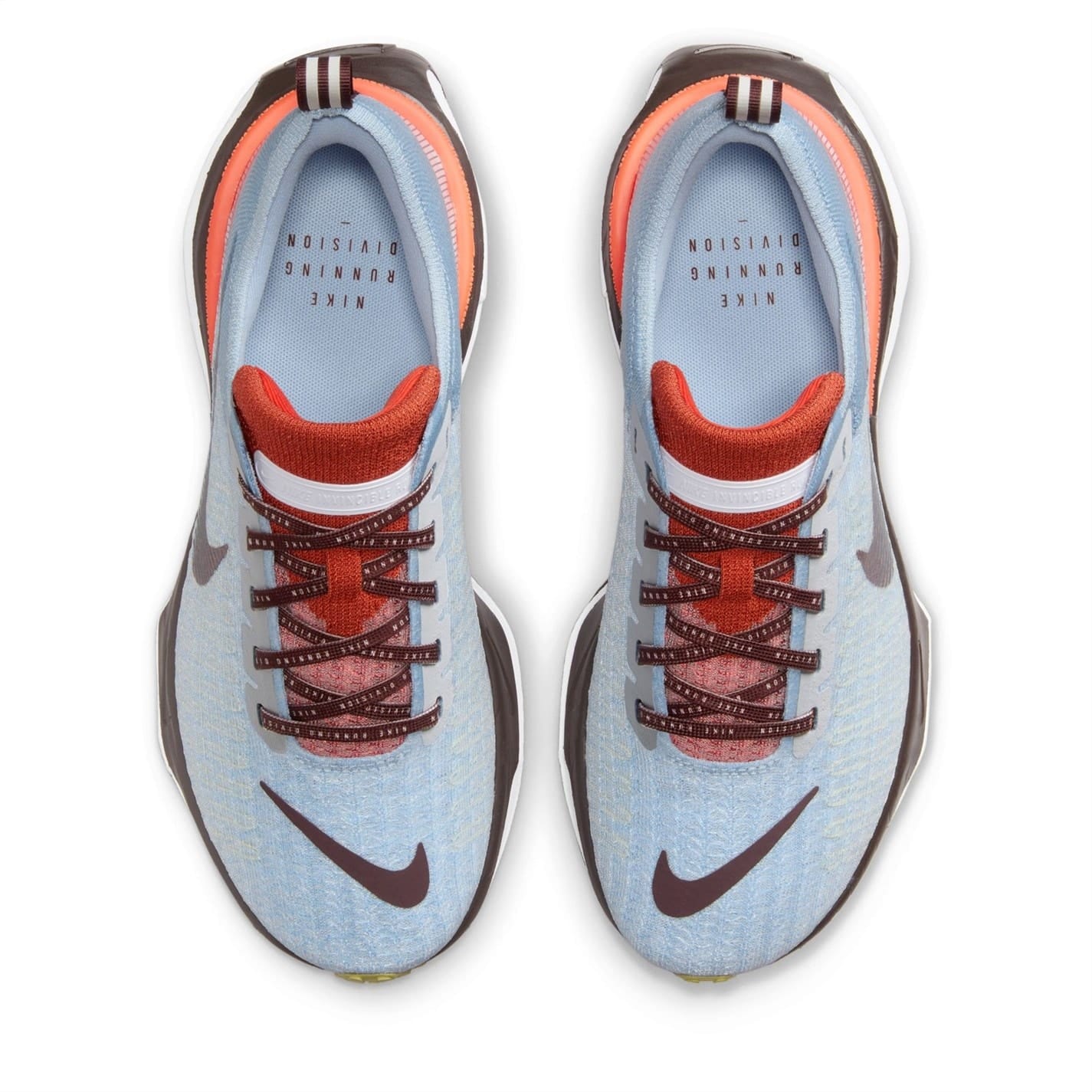 Nike women's blue and orange running shoes best sale