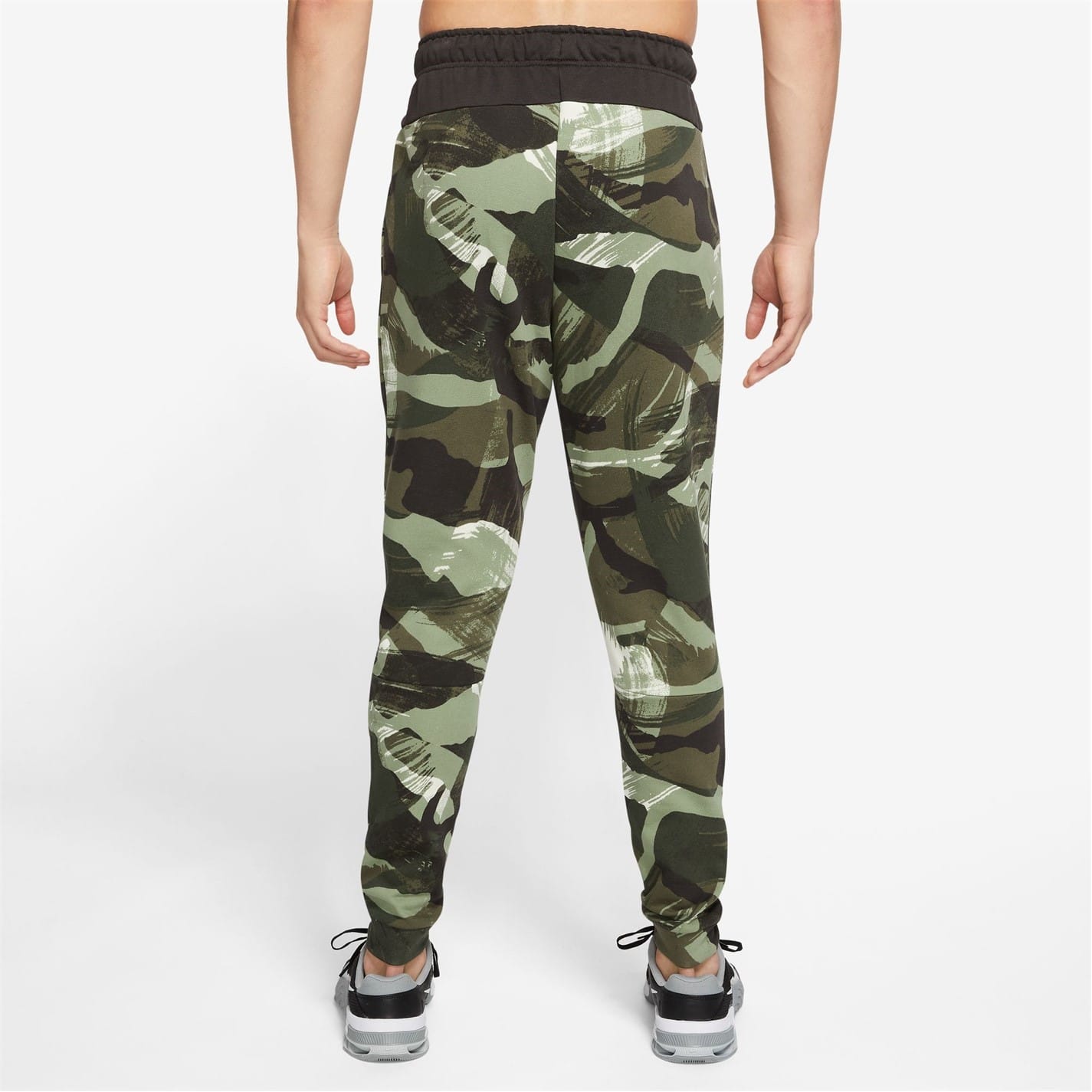 Green Nike Mens Dri Fit Camo Tapered Fitness Pants Get The Label