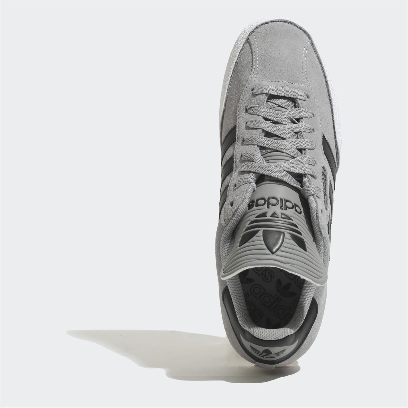 Grey adidas Mens Originals Samba Suede Trainers Get The Label