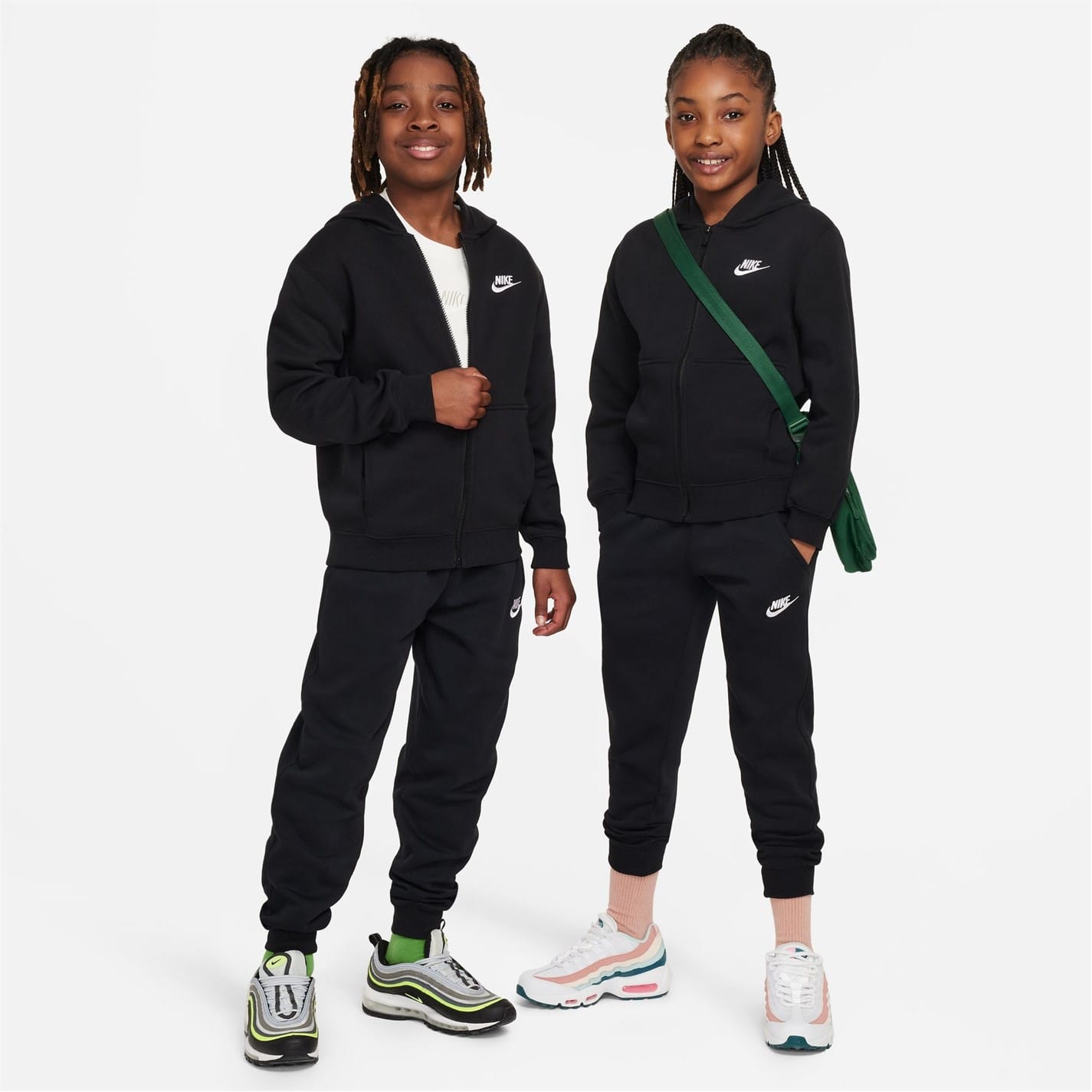 Nike fleece tracksuit boys best sale