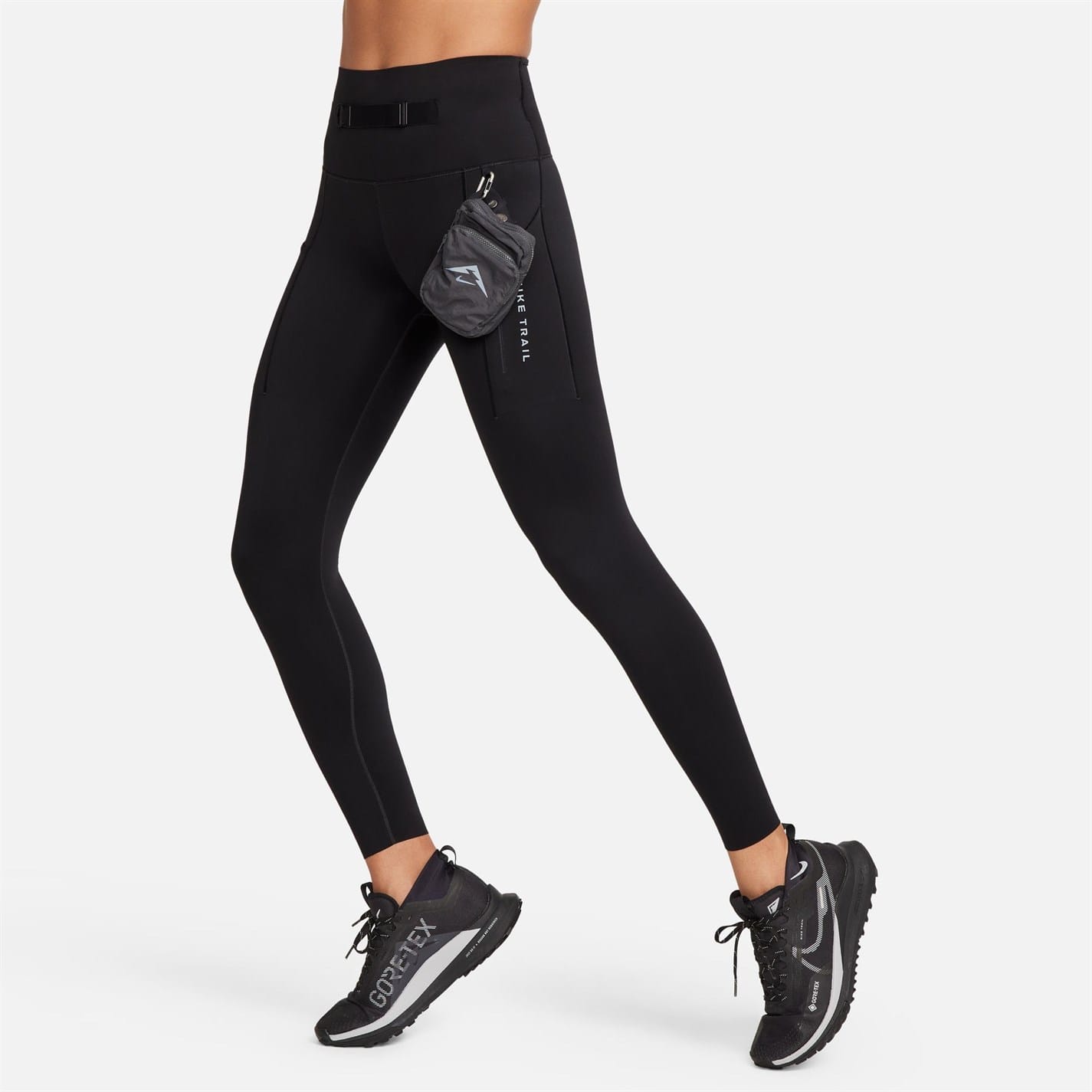 Black high waisted nike leggings best sale